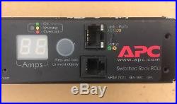 APC AP7920 IP Switched Power Distribution Unit PDU 8x Outlets -19/1U Rack Mount