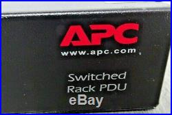 APC AP7920 Rack PDU, Switched, 1U, 10A/230V, (8)C13 Unit only