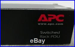 APC AP7920 Rack PDU, Switched, 1U, 10A/230V, (8)C13 With cable management + ears