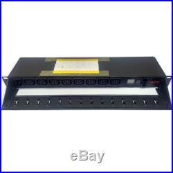 APC AP7920 Rack PDU, Switched, 1U, 12A/208V, 10A/230V, (8)C13