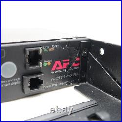 APC AP7920 Rack PDU, Switched, 1U, 12A/ 208V, 10A/230V (8)C13 with cable bracket