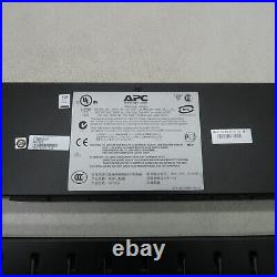 APC AP7920 Rack PDU, Switched, 1U, 12A/ 208V, 10A/230V (8)C13 with cable bracket