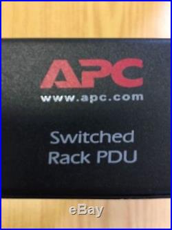 APC AP7920 Switched Rack PDU 1U 12A 230V 8 port C13 Network Controlled