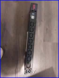 APC AP7921B 1U 203-230V PDU 8 Outlet Power Distribution Rack Black