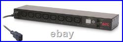 APC AP7921B power distribution unit (PDU) 8 AC outlet(s) 0U/1U Black