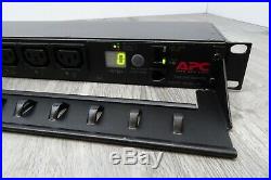 APC AP7921 16A Amp Switched Power Distribution Unit PDU 19 1U Rack Mount C19