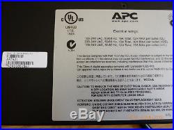 APC AP7921 1U 8 x IEC C13 Power Outlets 16A Switched Rack PDU