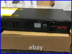 APC AP7921 1U PDU 8 Outlet Power Distribution Rack Black