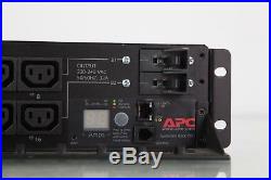 APC AP7922 Rackmount Power Distribution Unit PDU, Switched 2U 32A, 230V, (16)