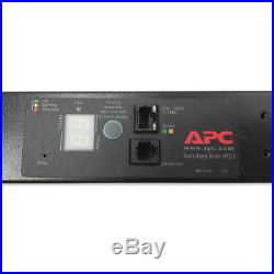 APC AP7930 Managed Switched Vertical PDU 24x Outlets 5-20R 120V 20A Nema L5-20P