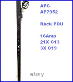 APC AP7952 Rack Mountable 24Port Power Distribution Unit 16A 100DAYRTBWARRANTY