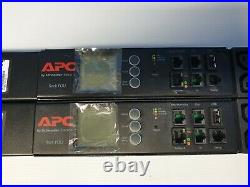 APC AP8858EU3 Metered Rack PDU 16A Power Distribution Unit Lot of 2