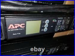 APC AP8864 PDU 2G, Metered, ZeroU, 8.7kW, 208V, (36)C13 (6)C19, L15-30P, 3-Phase