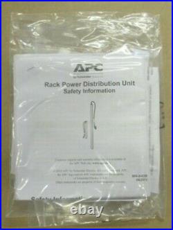 APC AP8865 USA Metered Rack PDU 30A 2308V C13 C19 Power Distribution Unit ZeroU