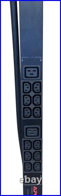 APC AP8881 Rack ZeroU Metered 3PH PDU 16A 230V 36xC13 6xC19 Power Distribution