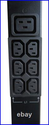 APC AP8881 Rack ZeroU Metered 3PH PDU 16A 230V 36xC13 6xC19 Power Distribution