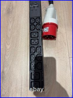APC AP8886 Rack PDU, Metered, 22.0kW(32A 3P) 17.3kW(24A 1P) (30) C13 & (12) C19