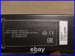 APC AP8953 21xC13 3xC19 ZeroU Switched Rack PDU Power Distribution Unit 230V 32A