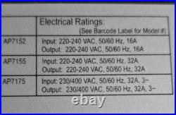 APC AP 7155 AP7155 In-Line Current Meter 32A 230V IEC309 input and output