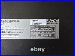 APC Automatic Transfer Switch PDU (AP7721) Rack Mountable 10A/230V, 12A/208V
