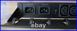 APC Automatic Transfer Switch PDU (AP7721) Rack Mountable 10A/230V, 12A/208V