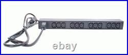 APC Basic Rack PDU power distribution unit PDU 12 AC outlets 0U/1U Black