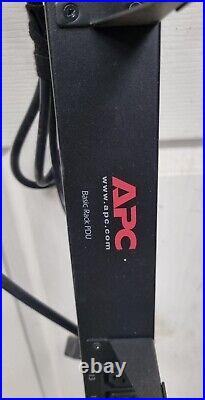 APC Basic Rack Power Distribution Unit PDU 24 AC outlets 0U Black AP7554