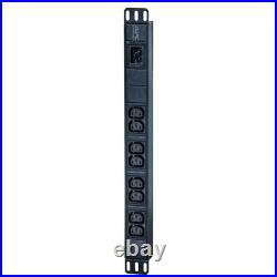 APC Easy Rack PDU Basic 1U 1 Phase 3.7kW 230V 16A 8 x C13 outlets IEC60320 C2