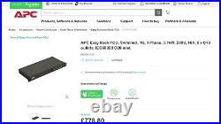 APC Easy Switched PDU EPDU1016S power distribution unit 3680 VA 8 x C13 out