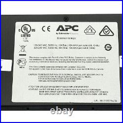APC Metered Rack AP7820 PDU with Cord Retention Bracket