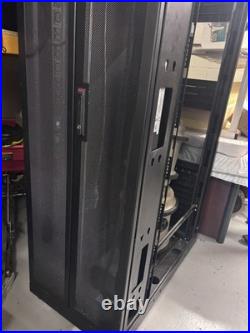 APC NetShelter SX 42U Black Server Rack Enclosure 19inch, 600W, 1070d, 1990h