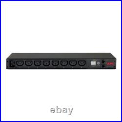 APC PDU Power Distribution Unit 200-230 V 8 AC outlets 0U/1U Black AP7821B