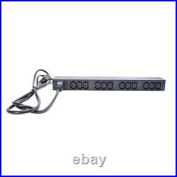 APC PDU Power Distribution Unit 230V 12AC Outlets 1U Black AP9565