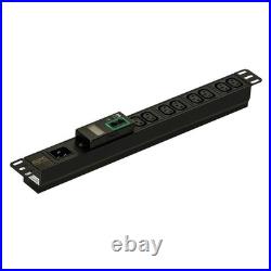 APC PDU Power Distribution Unit 230V 8AC Outlets 1U Black EPDU1016M
