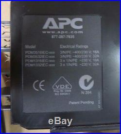 APC Power Distribution Module 3x1Pole 3Wire 230v 32A 3M 3.6M 4.2M PDM1332IEC-3P
