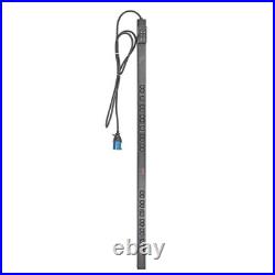 APC Power Distribution Unit 24 AC Outlets Rack Mountable 0U Black AP7553