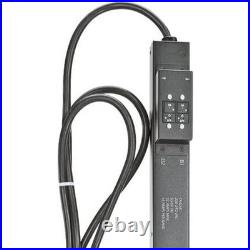 APC Power Distribution Unit 24 AC Outlets Rack Mountable 0U Black AP7553