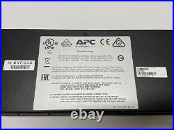 APC Power Distribution Unit Model AP7821 Rack Mounted Black Used As Pictured