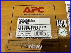 APC Power Distribution Unit PDU With 8 AC outlets 0U/1U Black AP7921B