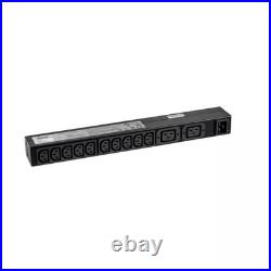 APC RACK PDU BASIC 1 U 16A 230V power distribution unit (PDU) 12 AC outlet(s)