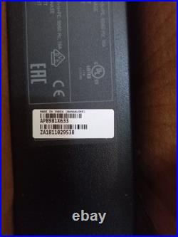 APC RACK Power Distribution Unit, model AP8981X633, 220-240v 16A per Phase