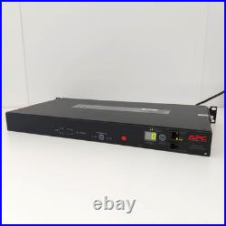 APC Rack AP7721 Rackmountable Automatic Transfer Switch 2x C14 In/2x C13 Output