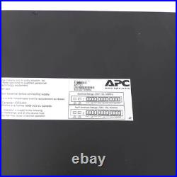 APC Rack AP7721 Rackmountable Automatic Transfer Switch 2x C14 In/2x C13 Output