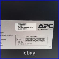 APC Rack Automatic Transfer Switch AP4421 Redundant Switch Ethernet USB Inc PSU
