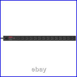 APC Rack Power Distribution Unit PDU 14 AC outlets 0U Black AP9551