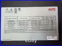 APC Service Bypass Panel SBP5000RMT2U 5760 Watts Untested+