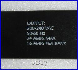 APC Switched Rack PDU Zero U (0U) 200-240VAC 30A (21)C13 & (3)C19, NEMA L6-30P