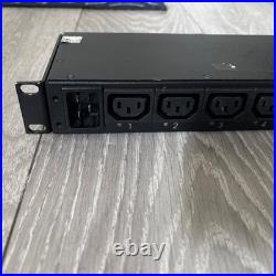 APC switched PDU 8 port 16Amp with rack mounts