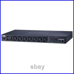 ATEN 1U 16A 8 Outlet Switched Bank Metered PDU + Free Eco PDU Manager Software