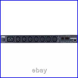 ATEN 1U 16A 8 Outlet Switched Bank Metered PDU + Free Eco PDU Manager Software